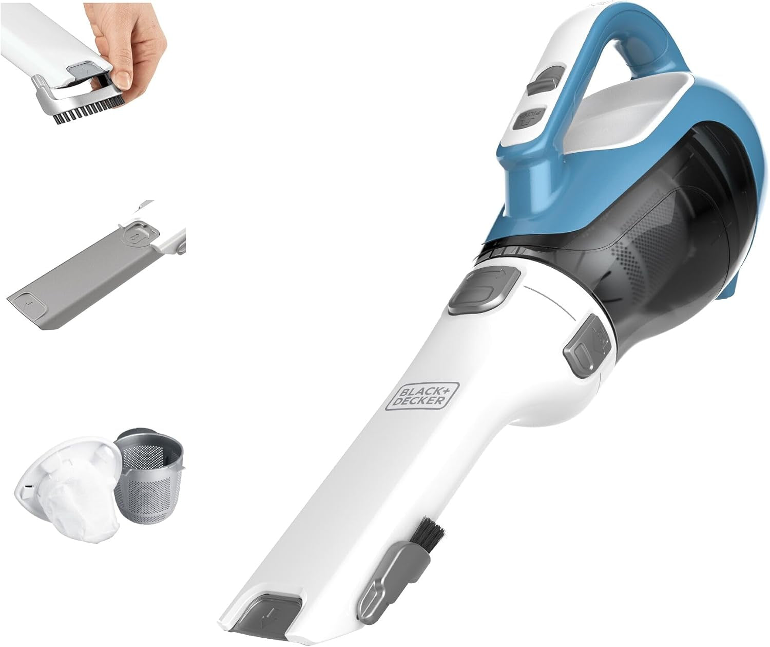 Dustbuster Advancedclean Cordless Handheld Vacuum, Compact Home and Car Vacuum with Crevice Tool (CHV1410L)