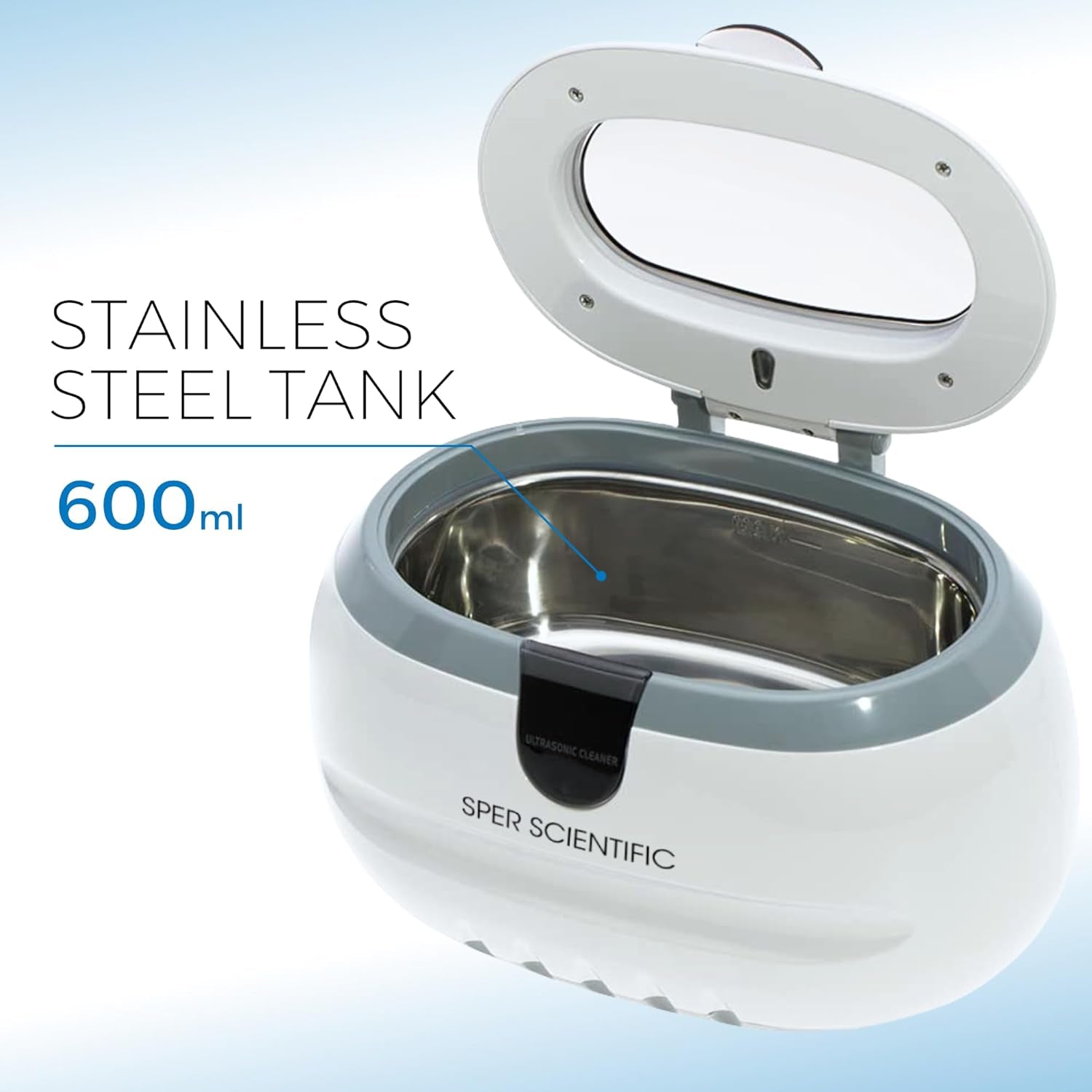 Ultrasonic Cleaner, Stainless Steel Cleaner for Jewelry, Retainer, Sterling Silver, Ultrasonic Jewelry Cleaner, 20Oz Capacity -  100005