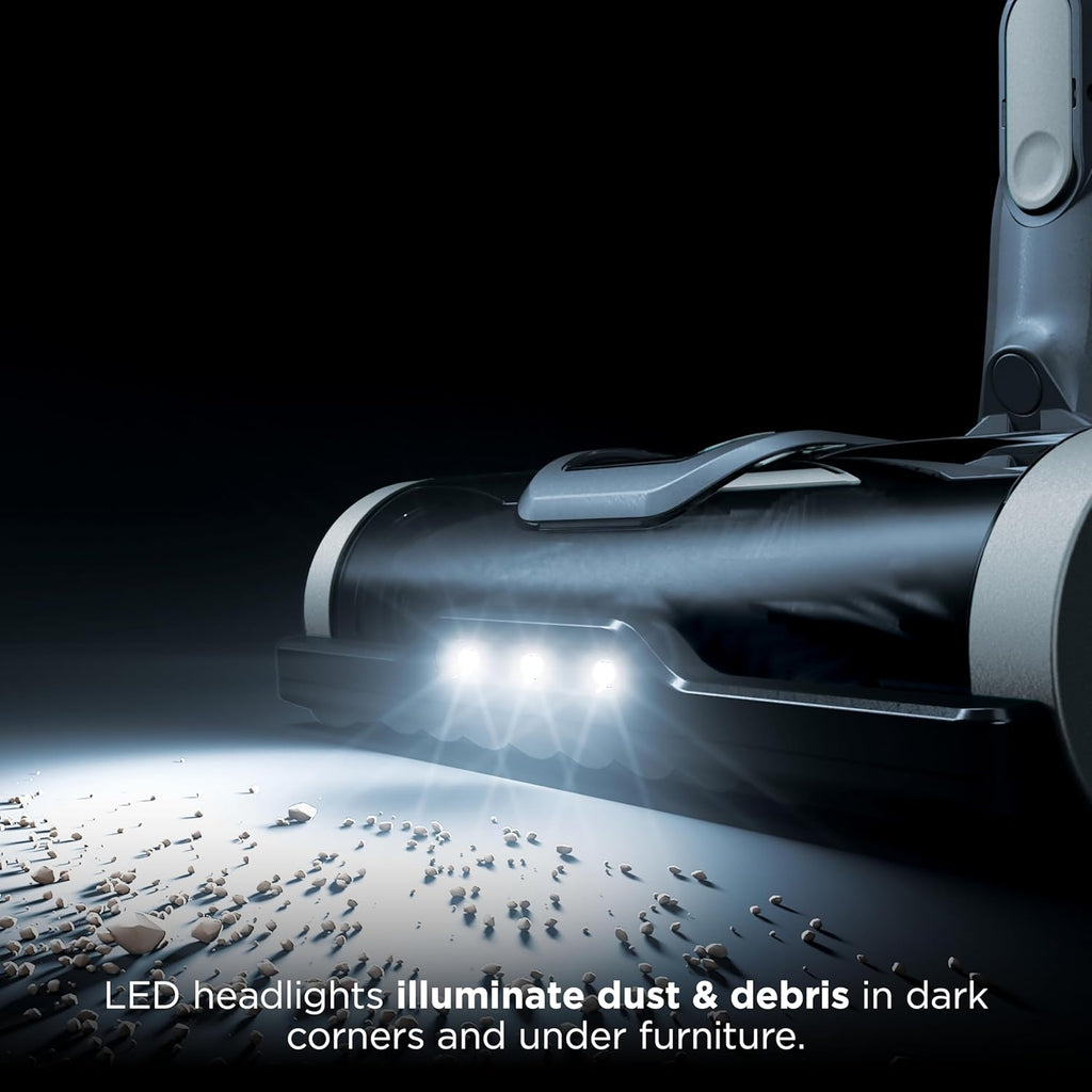 | Pet Cordless Vacuum Cleaner | LED Headlights | Removable Handheld Vacuum for Pet Hair | Crevice Tool & Pet Multi-Tool Included | 40Min Runtime | for Carpet & Hard Floors | Grey | IX141